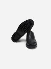 Laceless Oxford Waxy Leather