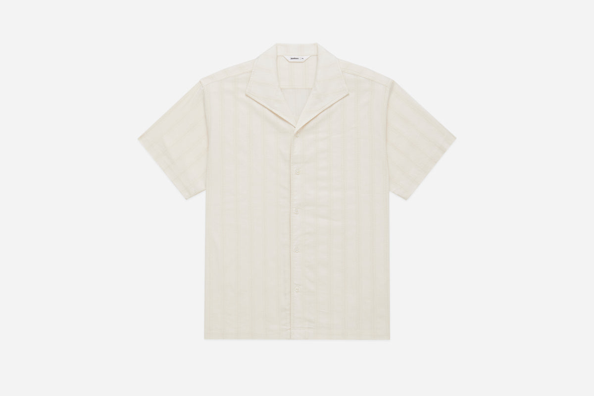 Leisure Shirt Natural Lace Weave 3sixteen