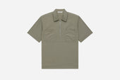 Short Sleeve Zip Shirt Nylon 3sixteen