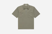 Short Sleeve Zip Shirt Nylon 3sixteen