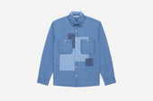 Utility Shirt Patchwork Chambray 3sixteen