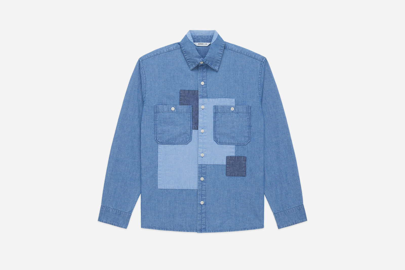 Utility Shirt Patchwork Chambray