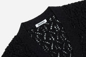 Classic Cardigan Flamme Lace Knit