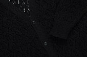 Classic Cardigan Flamme Lace Knit
