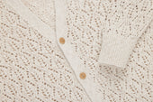 Classic Cardigan Flamme Lace Knit