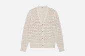 Classic Cardigan Flamme Lace Knit 3sixteen