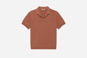 Knit Polo Clay Pima Cotton 3sixteen