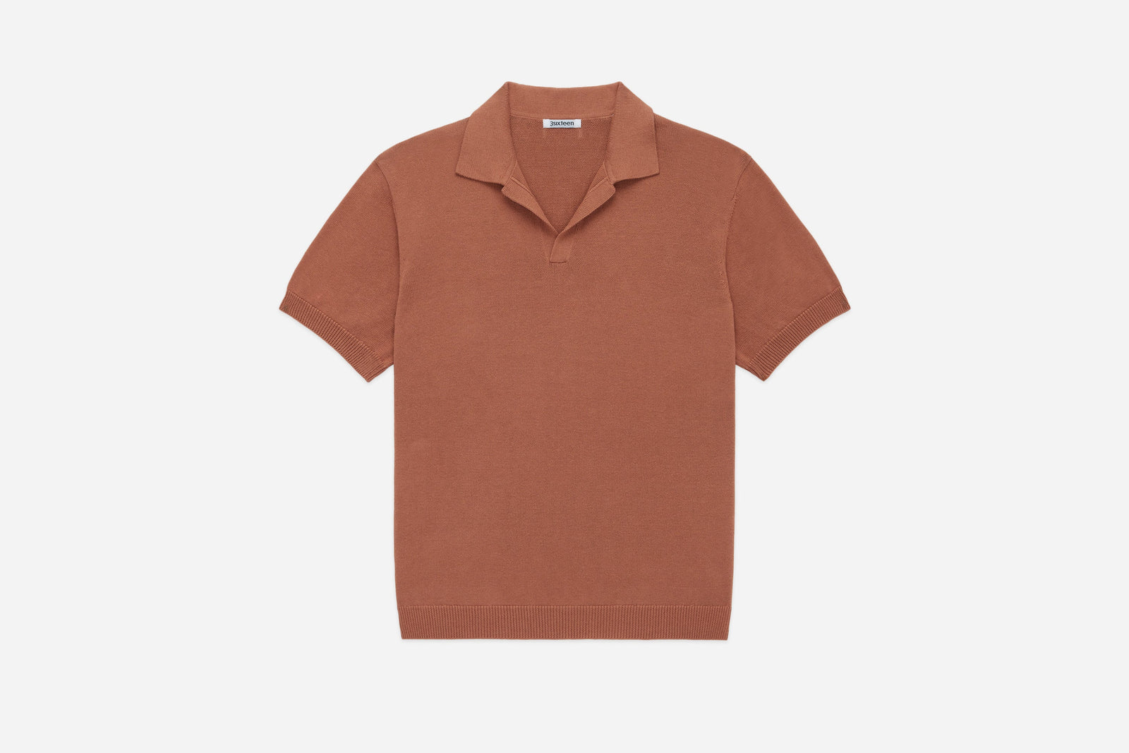 Knit Polo Clay Pima Cotton
