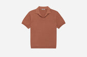 Knit Polo Clay Pima Cotton 3sixteen