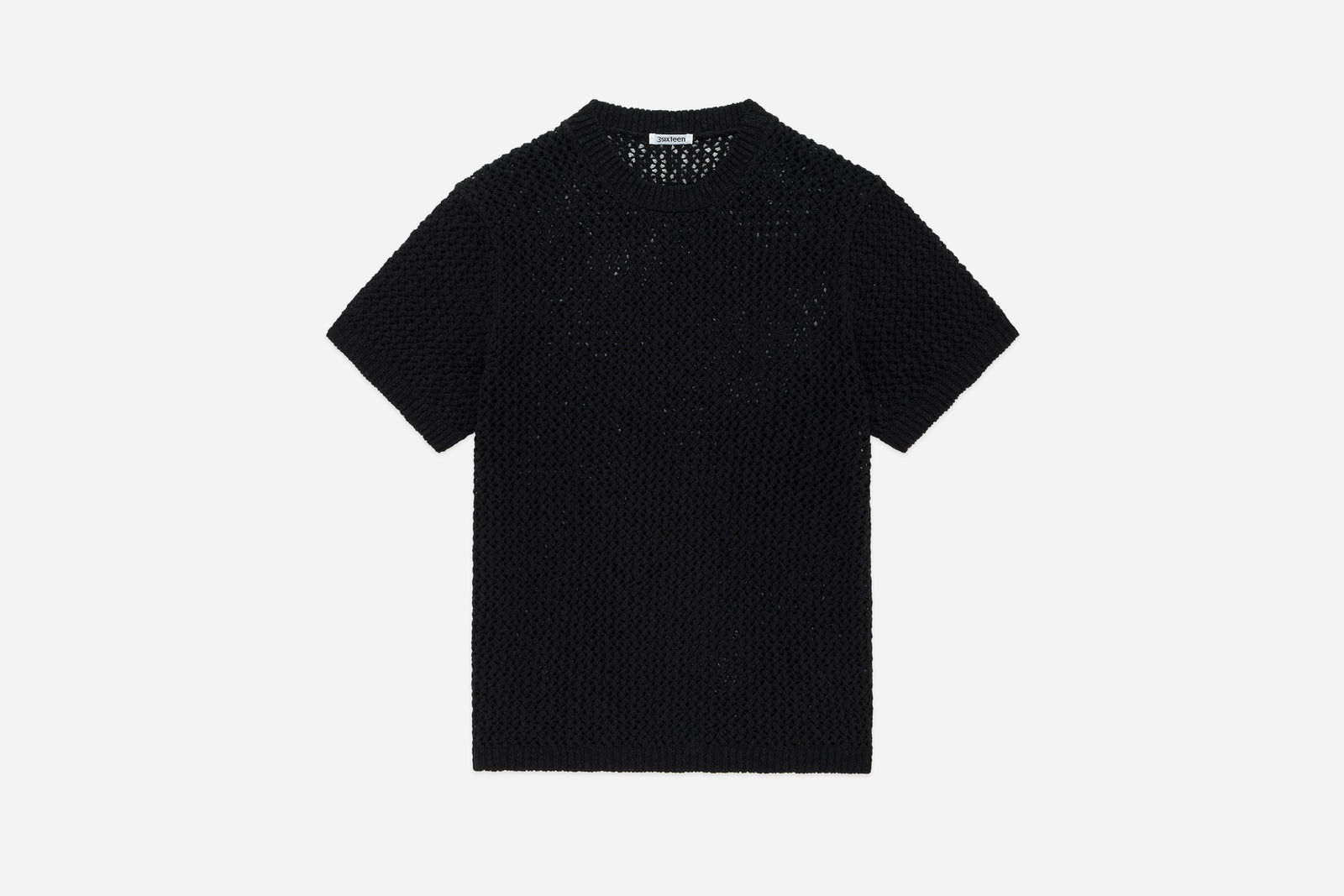 Knit T Shirt Flamme Mesh
