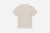 Knit T-Shirt ~ Ecru Flamme Mesh