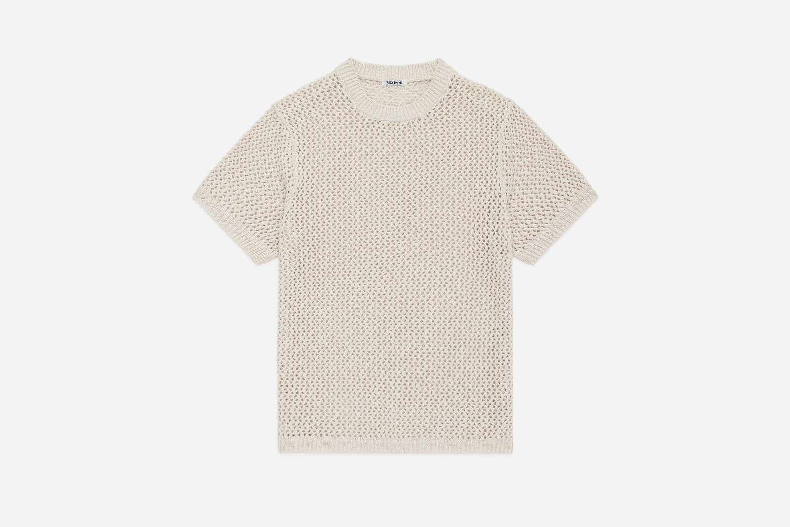 Knit T Shirt Flamme Mesh