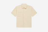 Short Sleeve Workshirt ~ Ecru Twill