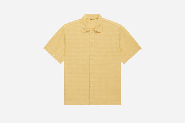 Resort Shirt - Sunflower Geo Weave | 3sixteen