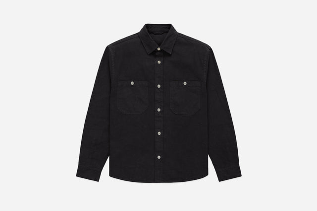 Utility Shirt ~ Black Canvas