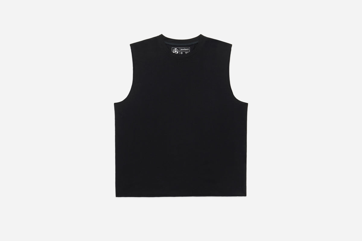 Training Cutoff Tee - Black | 3sixteen