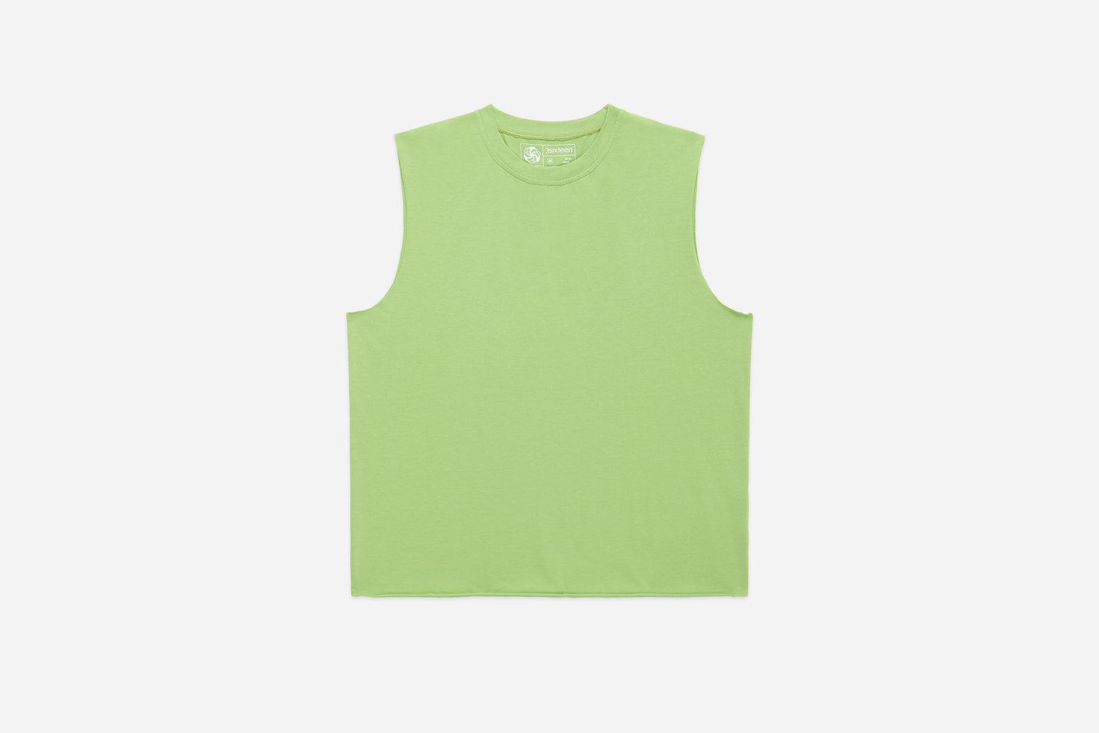 Training Cutoff Tee Lime