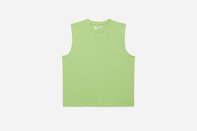 Training Cutoff Tee - Lime | 3sixteen