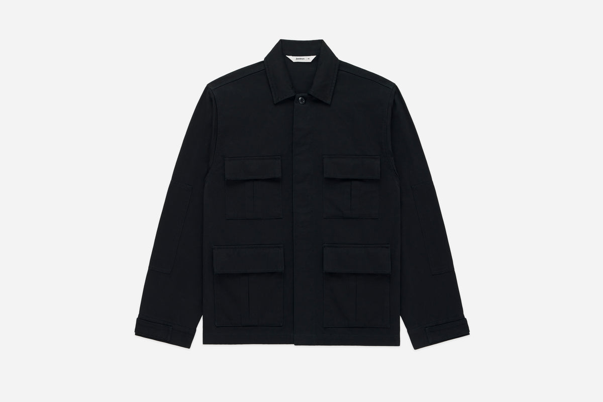 BDU Jacket - Black Back Satin | 3sixteen