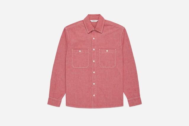 Utility Shirt ~ Red Chambray