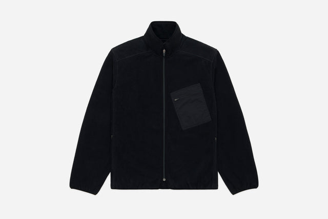 Summit Fleece Jacket - Black | 3sixteen