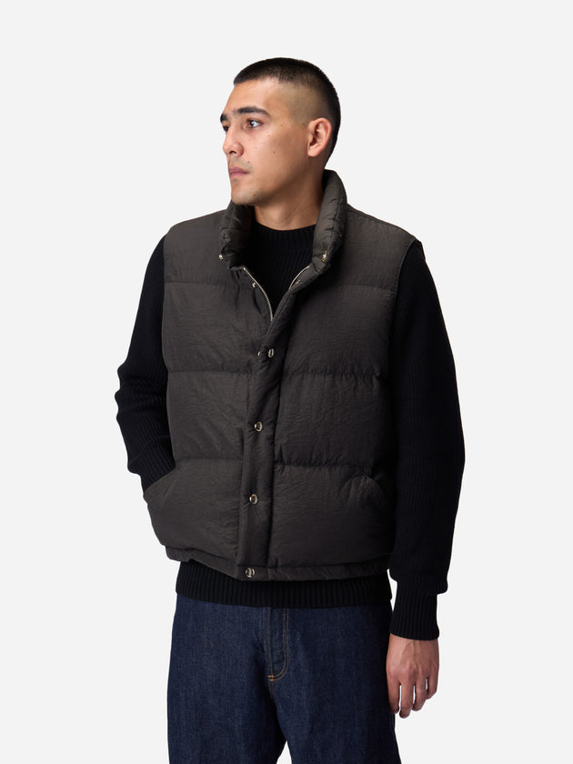 CDW for 3sixteen - Wrinkle Nylon Down Vest | 3sixteen
