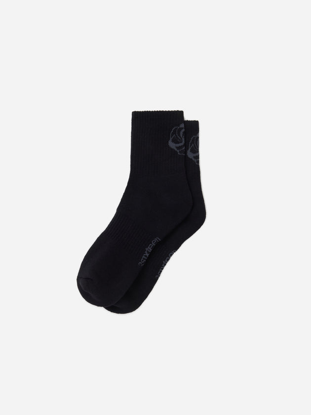 Athletic Quarter Sock - Black | 3sixteen