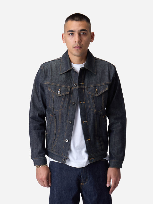 Type 3s Denim Jacket - Raw Indigo | 3sixteen