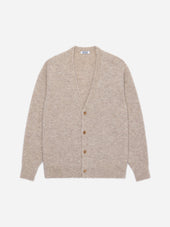 V Neck Cardigan Boucle Alpaca