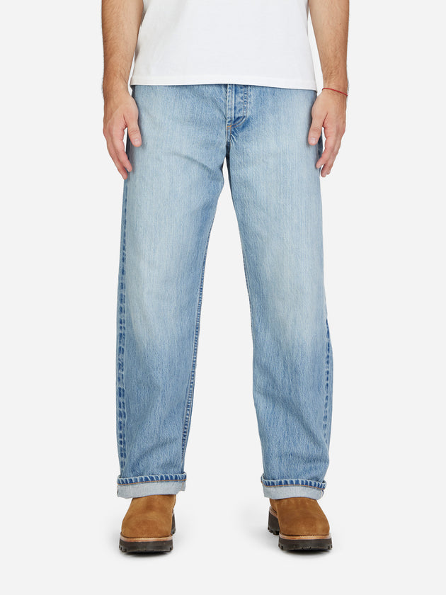 RS-100xv - Relaxed Straight - Indigo Selvedge Vintage Wash | 3sixteen