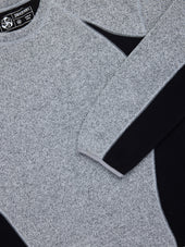 Track Crew Grey Black 3sixteen