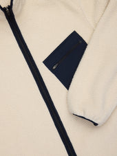 Summit Fleece Ecru Midnight 3sixteen