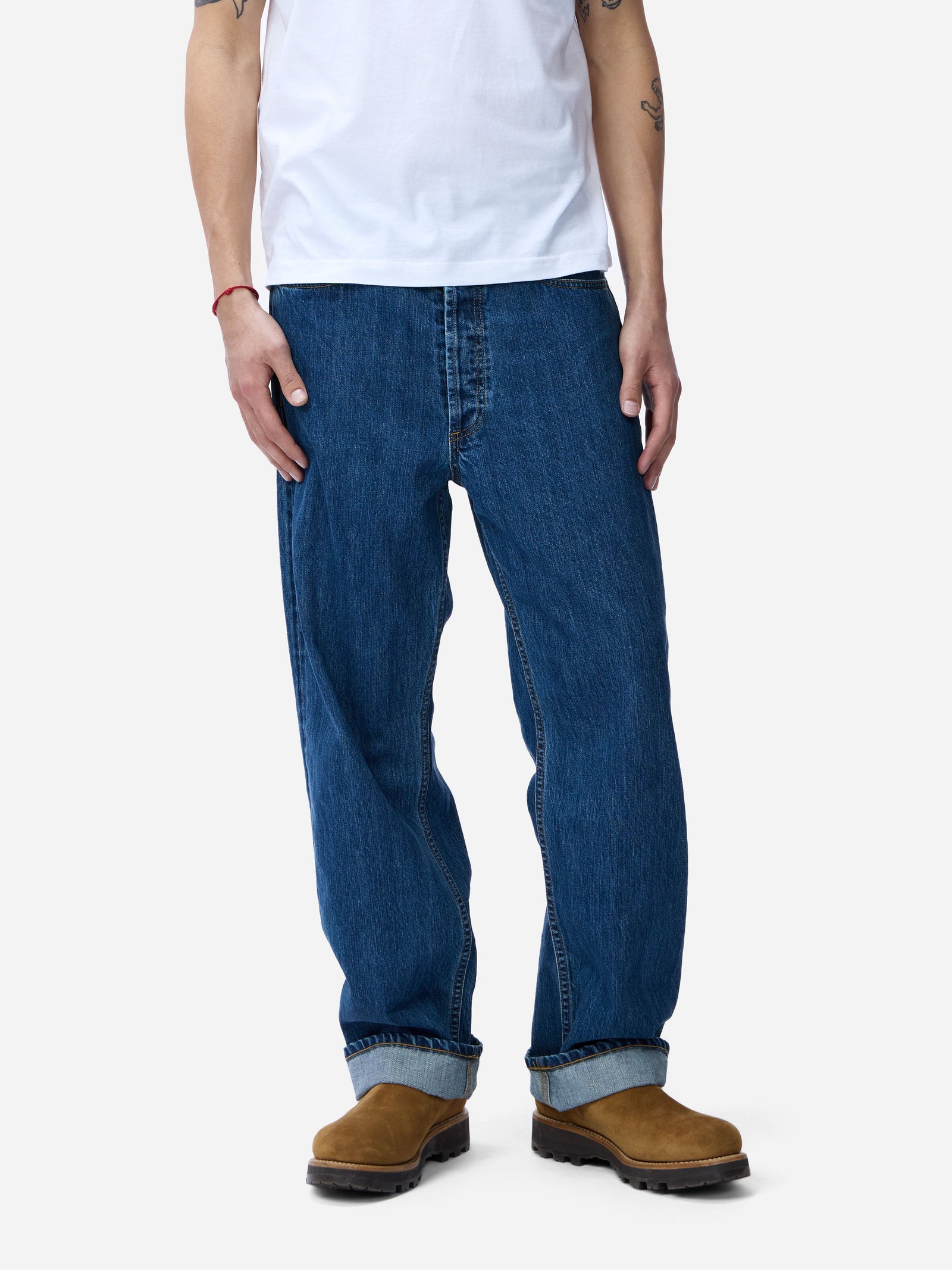 Rs 101xs Relaxed Straight Stonewashed Selvedge