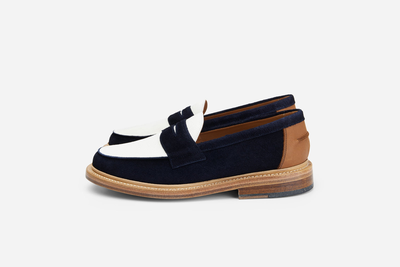 20th Anniversary Loafer Cream Suede