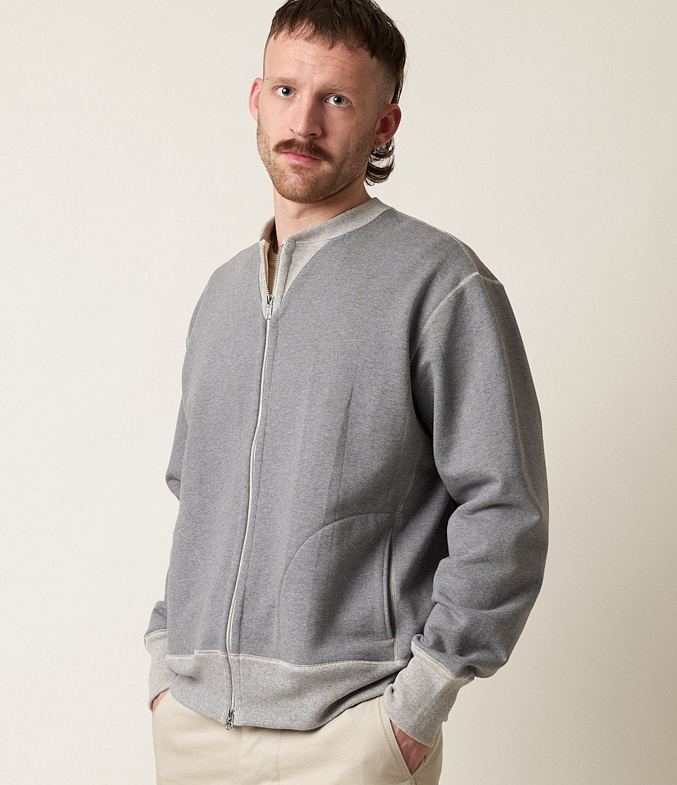 3s83 Loopwheeled Relaxed Fit Heavyweight Zip Jacket