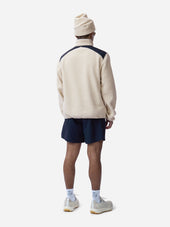 Summit Fleece Ecru Midnight 3sixteen