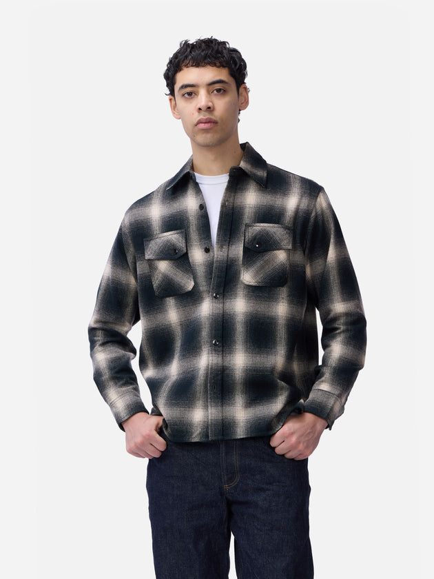 Crosscut Flannel Ombre Plaid 3sixteen