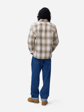 Crosscut Flannel Sand Ombre Plaid 3sixteen