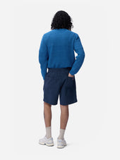 Drawstring Short Navy Linen 3sixteen