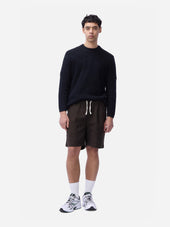 Drawstring Short ~ Chocolate Linen