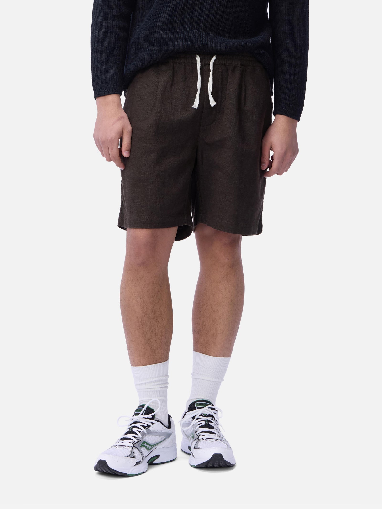 Drawstring Short Linen