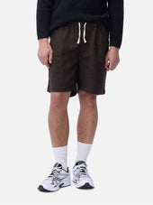 Drawstring Short ~ Chocolate Linen