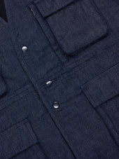 Field Vest ~ Indigo Ripstop