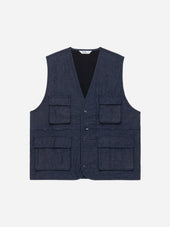 Field Vest ~ Indigo Ripstop