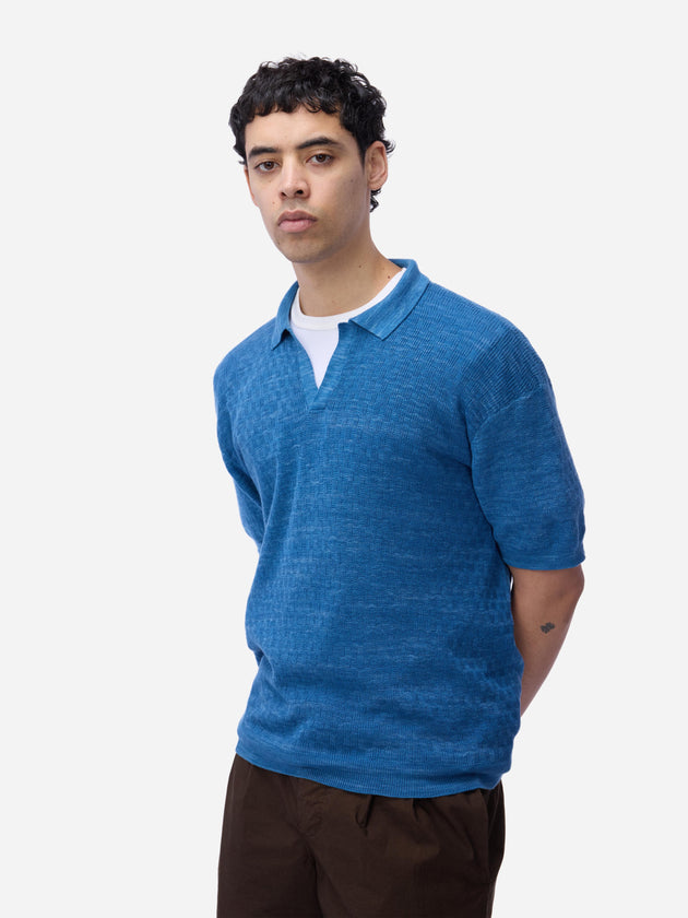 Knit Polo Vintage Boxweave 3sixteen