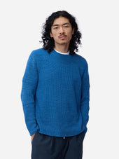 Long Sleeve Knit T-Shirt ~ Vintage Blue