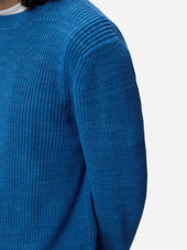 Long Sleeve Knit T-Shirt ~ Vintage Blue