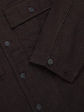 M43 Overshirt ~ Chocolate Linen