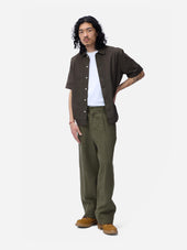 Pleated Trouser Linen 3sixteen