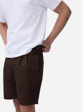 Safari Shorts ~ Brown Poplin